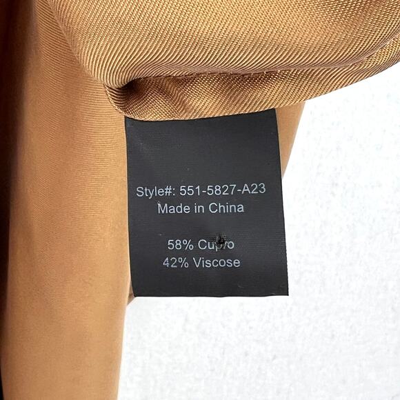 JENNI KAYNE Rio Slip Dress Womens Small Bronze Camel Maxi Strappy A-Line Luxury - Picture 13 of 16